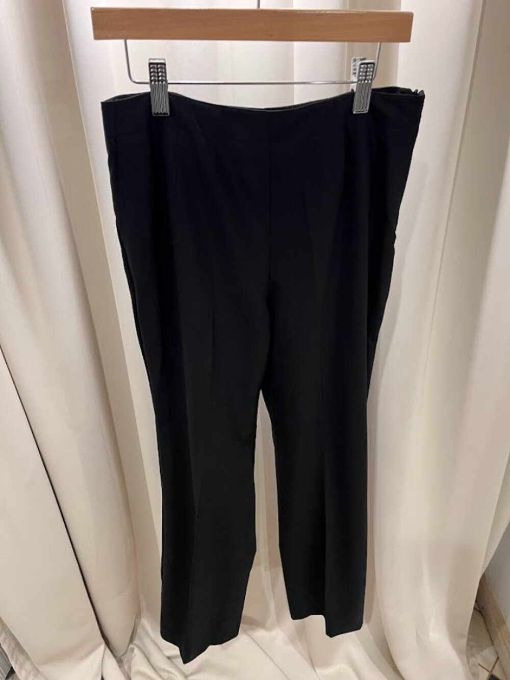 Talbots Ladies Black Lined Wool Dress Pants Size 4
